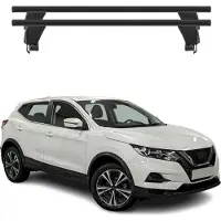 Menabo Dachträger Grundtäger für Nissan Qashqai J11 2017-2025 ABE Alu Schwarz 2x