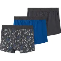 Name it Boxershorts - 3er-Pack - Noos - NkmBoxer - Forged Iron/S - - 13-14 Jahre (158-164) - Boxershorts