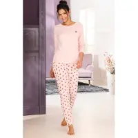 Vivance Pyjama Set, 2 tlg. mit süßem Herzmuster