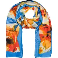 StyleBREAKER Schal "Schal mit Aquarell Blumen Muster" 1 Stk.