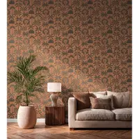 A.S. Création Vliestapete "Cuba II Palmen Silhouette" Retro floral tropisch leicht strukturiert Stilisiertes Palmenmotiv mit dekorativer, ruhiger Ausstrahlung