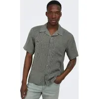 Only & Sons Kurzarmhemd "ONSLAURENCE RLX RESOR SS LINENBLEND NOOS"