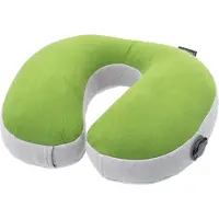 Cocoon - U-Shaped Down Neck Pillow - Kissen Gr 33 x 27 x 12 cm grün/grau