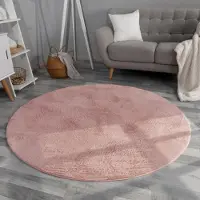 TT Home Wohnzimmer Teppich Kurzflor Unifarben Modern Waschbar