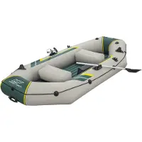 Bestway Hydro Force Schlauchboot Komplett-Set Ranger Elite X3 295 x 130 x 46 cm