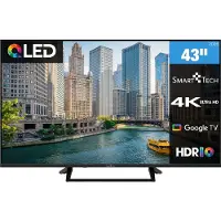 Smart -Tech 43QG06V, 109,2 cm (43"), 3840 x 2160 Pixel, QLED, -TV, WLAN, Schwarz