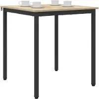 vidaXL Esstische 70 x 70 x 75 cm Holzwerkstoff Sonoma-Eiche