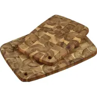 Kesper Tranchierbrett, (Set, 2 St.), aus FSC-zertifizierter Akazie