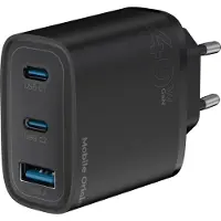 Mobile Origin GaN 40W Wall Charger MO13, black 1 USB-A + 2 USB-C