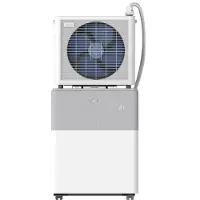 Midea 4048164116478, Window air conditioner, Grau, Weiß, Kühlung, Heizung, 3500 W, 3200 W, 12000 BTU/h