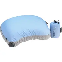 Cocoon Air Core Hood / Camp Pillow Ultralight (28x37cm) light blue/grey