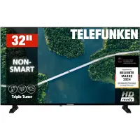 Telefunken XH32P900S Fernseher 32 Zoll LED TV mit HD-Auflösung und integriertem Triple-Tuner (2026)