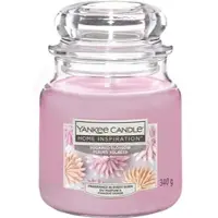 Yankee candle Home Inspiration Mittelgroße Kerze im Glas - rosa