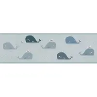 A.S. Création Bordüre "Floating Friends" Motiv abstrakt naturalistisch glatt Papier Wand Schräge Tür Borte Wohnzimmer Schlafzimmer Küche Design