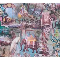A.S. Création Vliestapete "Dream Flowery" Ethnomuster abstrakt minimalistisch glatt Vintage Tapete Orientalisch Tapeten Wohnzimmer Schlafzimmer Küche Flur