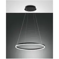 FABAS LUCE Giotto LED Hängelampe Ø 60cm Metall Schwarz
