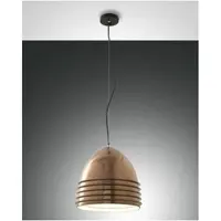 FABAS LUCE Pendelleuchte Gavia E27 Ø300mm Schwarz