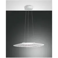 FABAS LUCE Vela LED Hängelampe Klar 59cm Oval