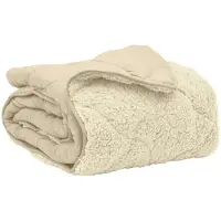 vidaXL Sommerdecke 220 x 260 cm Sommer Creme Atmungsaktiv