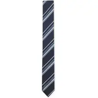 BOSS Krawatte aus Seiden-Mix mit Jacquard-Struktur und diagonalen Streifen Grösse ONESI
