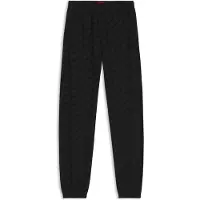 HUGO Relaxed-Fit Jogginghose mit geflocktem Logo-Print Grösse XS