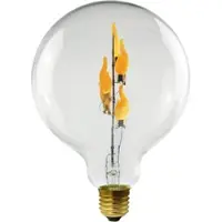 Segula LED Globe 125 Fire Flame up klar E27 1 W 60 Lm