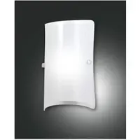 FABAS LUCE Wandleuchte Milton E27 260x100mm Weiß