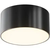 Maytoni LED Außendeckenleuchte Zon, schwarz, Aluminium, Modern, LED Deckenleuchten