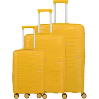 Travelite Pacific - 4-Rollen-Trolley Set 3tlg. (blue)
