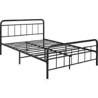 Coast Metallbett Bettrahmen für 200 x 160 cm Matratze, Doppelbettgestell, Bettgestell mit Lattenrost, Stauraum unter dem Bett, Metall Gästebett Plattformbett, ohne Matratze