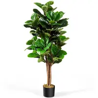 Coast 120 cm Künstlicher Feigenbaum Art Pflanzendekoration mit Blumentopf