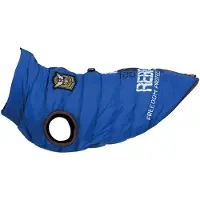 Trixie Umhang mit Geschirr Saint-Malo, S, 36 cm, Blau, Hund
