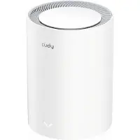 Cudy M1800 1-Pack, Weiß, Intern, Mesh-System, Mit kugelförmiger Richtcharakteristik, Dual-Band (2,4 GHz/5 GHz), Wi-Fi 6 (802.11ax)