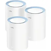 Cudy AC1200 Mesh Wi-Fi System, M1200 2.0, 3-Pack, Weiß, Intern, Mesh-System, System, Mit kugelförmiger Richtcharakteristik, 200 m²