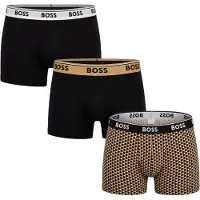 BOSS 3er-Pack Herren Baumwoll-Boxershorts mit Elastik und Logo 50531701