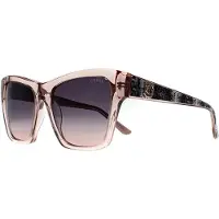 GUESS GAFAS Quadratische Damen Schimmernde Beige Violett Farbverlauf GU00113