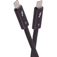 S-Impuls USB-C Verbindungskabel TB5 Pro, Thunderbolt 5, 80Gbit/s, 240W, DP2.1, PCIe 4.0, Video bis 16K - Länge: 1m
