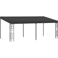 Syfax Wand-Pavillon 6x3x,5 m Anthrazit