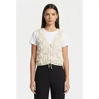 And Other Stories & Other Stories Bono Crochet Vest White Größe: L | Hemden Outlet | Damen | Weiß