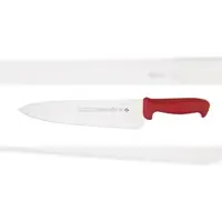 Mundial , Professionelles Küchenmesser, (5610-10), 25.4CM, Breite dreieckige Klinge, Rot, Edelstahl