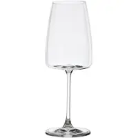 Zafferano Set mit 6 Sektgläsern der Altopiano Kollektion aus klarem, hochwertigem Kristallglas, 42 cl – Elegantes Design für stilvolle Toasts