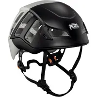 Petzl - Helm für Alpinklettern und Bergsteigen &ndash; Unisex &ndash; Meteor - Meteor Black/Grey - Größe M/L - Weiß