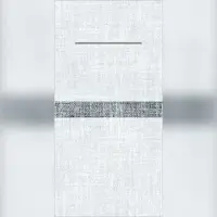 Mank Besteckservietten Airlaid Joe in Hellgrau-Schwarz, 40 x 40 cm, 75 Stück - Bestecktaschen Streifen