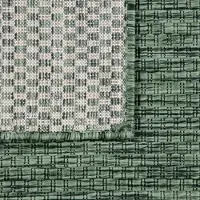 TT Home Teppich Für Outdoor Wetterfest Küchenteppich Balkon Terrasse Unifarbenes Design Modern Größe 80 cm Rund