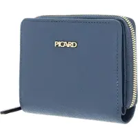 PICARD Leder Geldbörse Java 1 Wallet Denim blaugrau