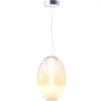 Maytoni Glas Hängelampe Bruma, dimmbar, weiß / opal, für Wohn- / Esszimmer, Glas, Pendelleuchte