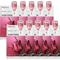 Mediheal - Rose PDRN Essential Mask Healthy Glow - 10 pcs.