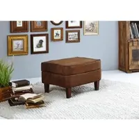 MASSIVMOEBEL24.DE Hocker 56x67x46 braun CHESTERFIELD