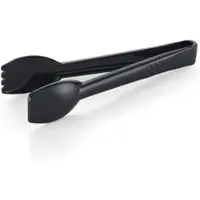 WAS Germany 24x Salatzange Set, 23 cm, schwarz, Polycarbonat