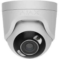 Ajax TurretCam HL IP Eyeball Kamera, 8 MP, 2.8 mm, Intelligente Videoanalyse, Weiß (HAN 126265)